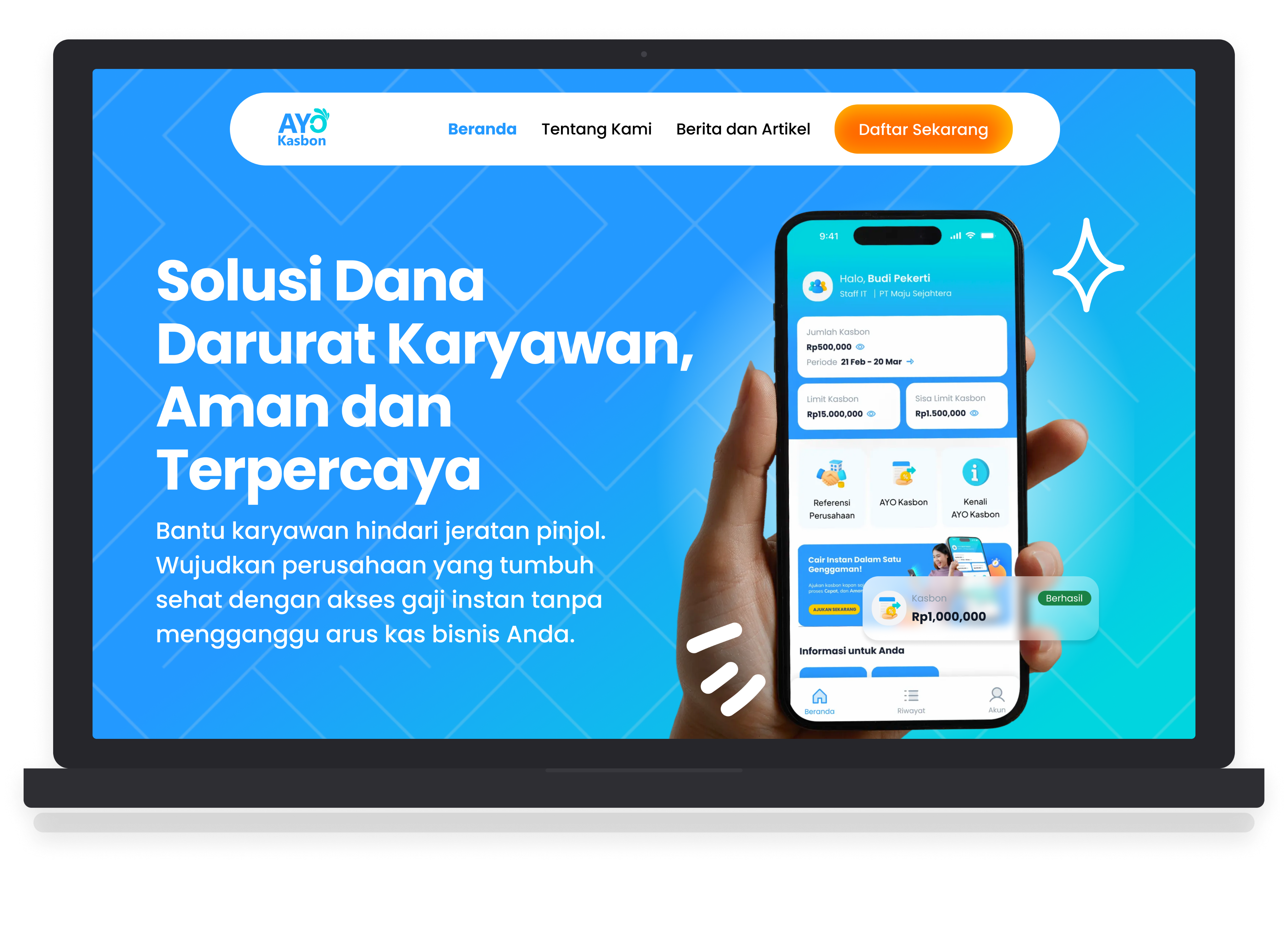 Ayo Kasbon interface preview