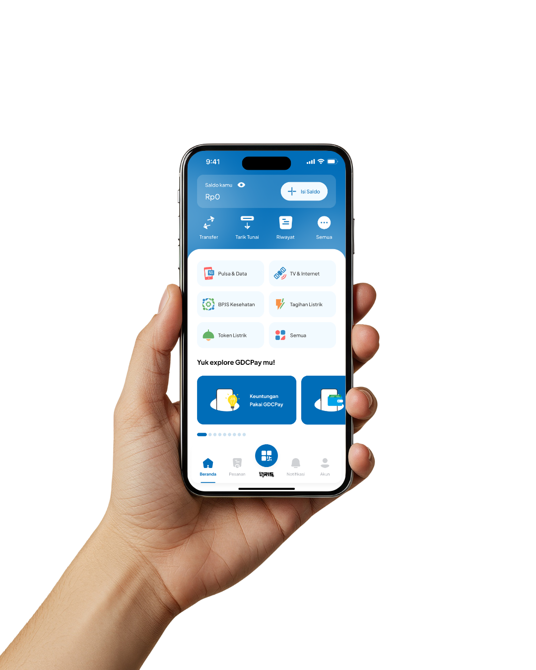 GDC Pay E-Wallet interface preview